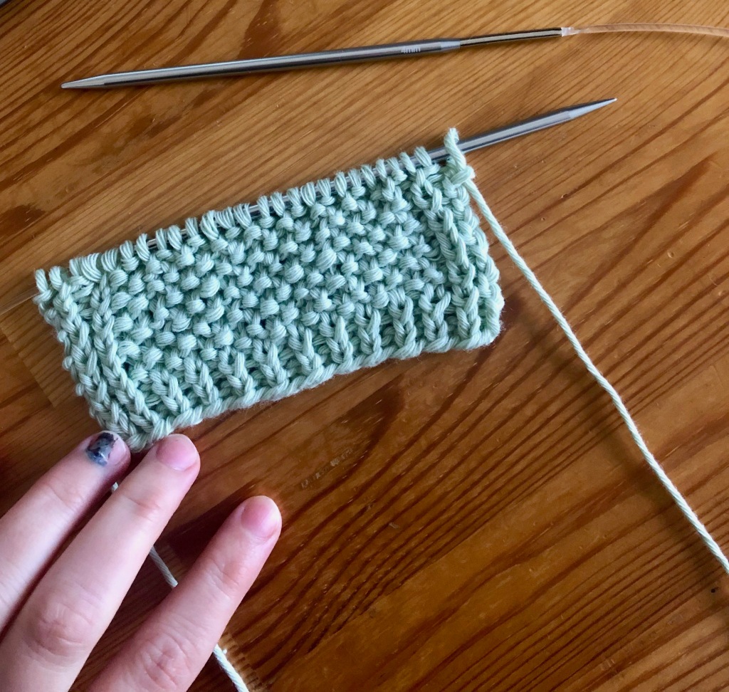 Knitted Dish Rag – Jane Talks to a Wall